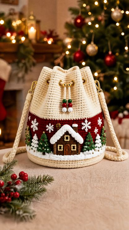 Crochet Christmas Bags